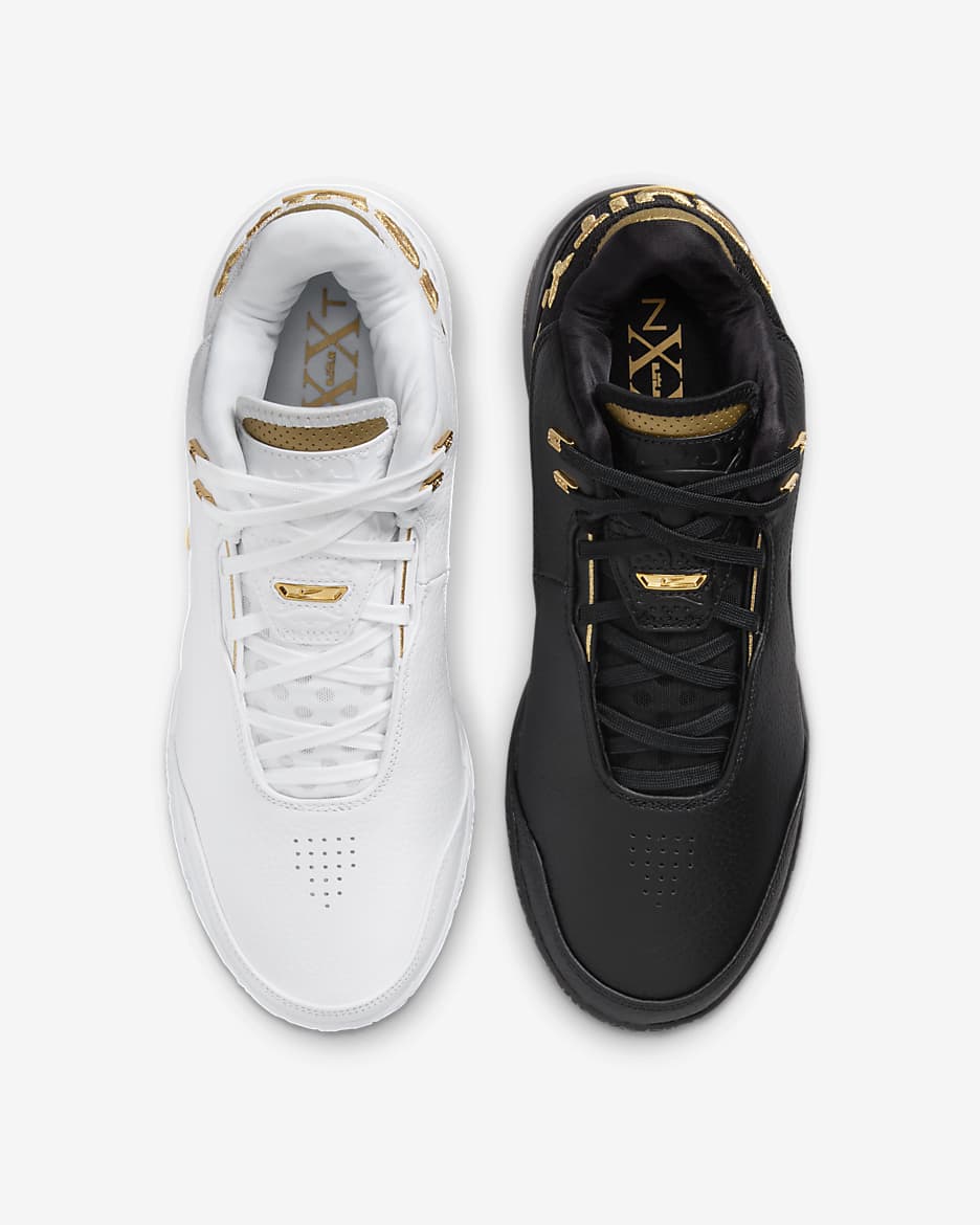 Lebron shoes black gold best sale